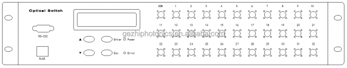 FSW 1x48 Fiber Optical Switch 19inch 2U Rackmount 1260~1650nm Single Mode 1