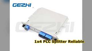 SC UPC 1x4 PLC Splitter Fiber Optic Reliable