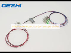 1550nm 1 Meter FC/APC Dual 2x4 Fiber Optic Switches