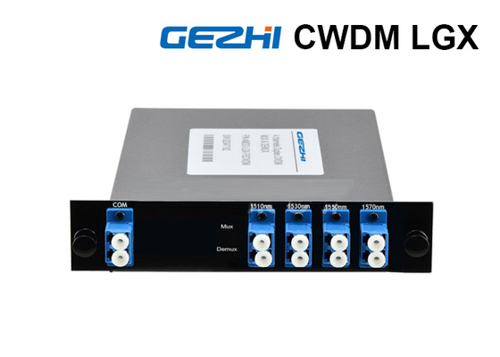 LGX Cassette Optical Multiplexer And Demultiplexer 1510 - 1570nm Wavelength