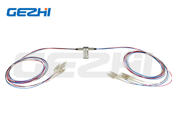 D2x2B Optical 5V Fiber Bypass Switch Latching / Non Latching Dual 2x2 Mechanical