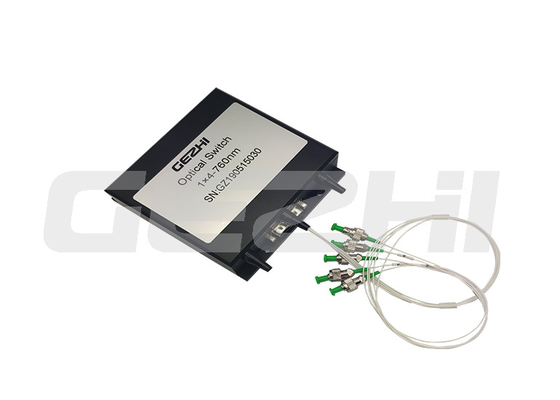 High Channel Isolation 1x4 Ethernet To Fiber Switch Mechanical Optical Switch Module