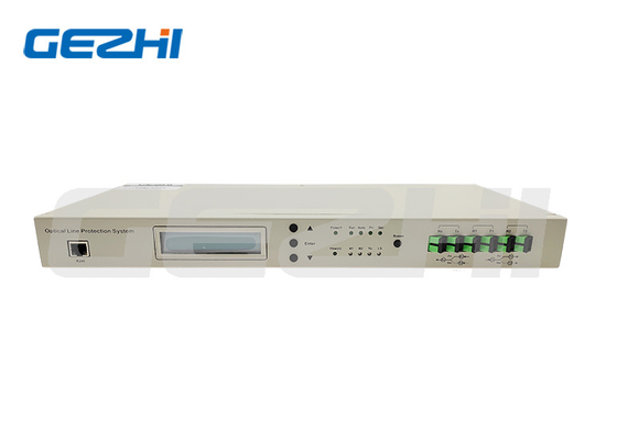 1U 1+1 OLP Optical Line Protection System High Switch Speed SC APC