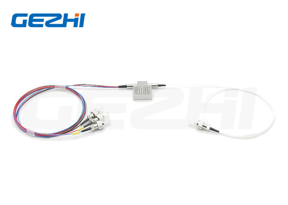 Customizable 1x3T LC APC Fiber Optic Switch  Singlemode Multimode
