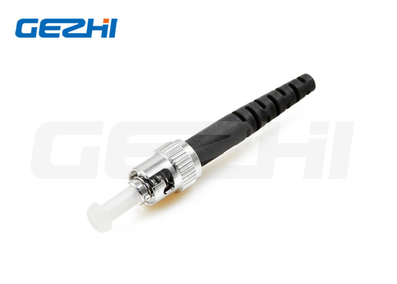 FTTH Fiber Optic Connector ST UPC Singlemode Simplex Connector With Black