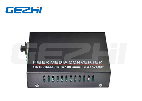 LC Connector Single Mode Fiber Converter Netaxcess 10 / 100Base TX To 100Base FX With SFP Port / Rj45