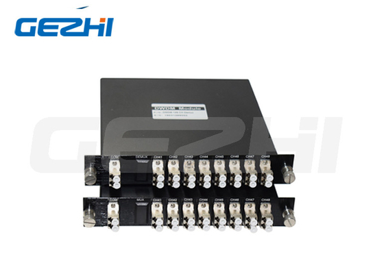 8CH DWDM Mux Demux Module CH41-CH48 Dual Fiber LGX With Metal Connectors