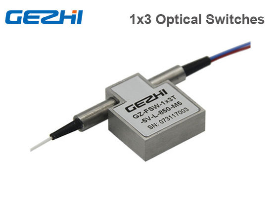Bidirectional Non Latching 1x3 Fiber Optical Switches