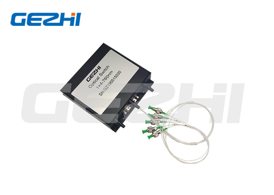 High Channel Isolation Fiber Optical Switches 1x4 Mechanical