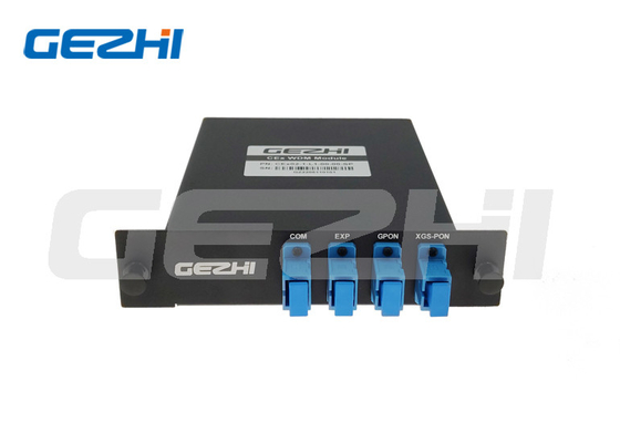 Buy WDM1R GPON 1310/1490 XGS-PON 1270/1577nm Filter WDM Multiplexer Cassette online manufacture