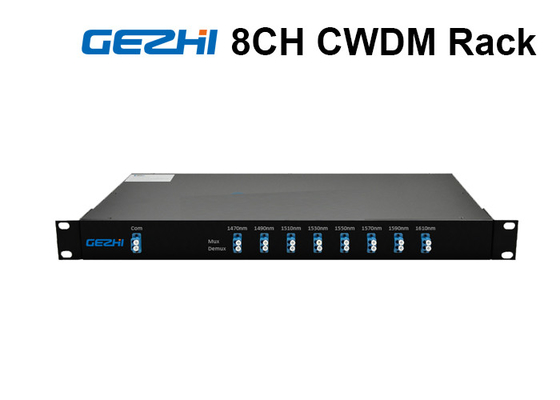 Buy 1RU Rack Chassis WDM Fiber Optic Multiplexer LC/UPC Duplex For CATV Links online manufacture