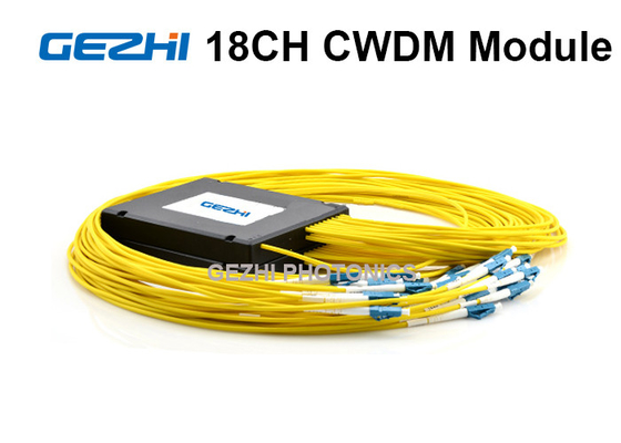 Buy 18 Channels Passive CWDM Mux Demux Pigtailed Module With Monitor Port online manufacture