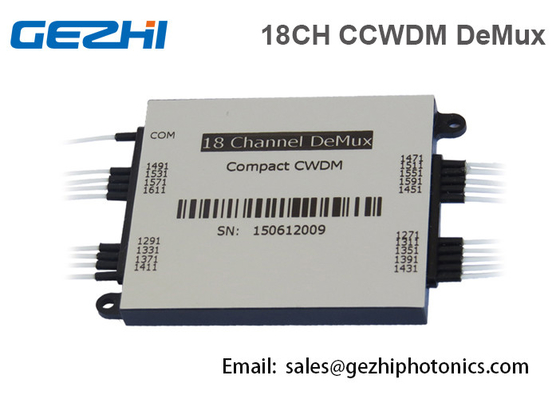 Buy 18CH Compact CWDM Mux Demux Module Optical Passive Multiplexer online manufacture