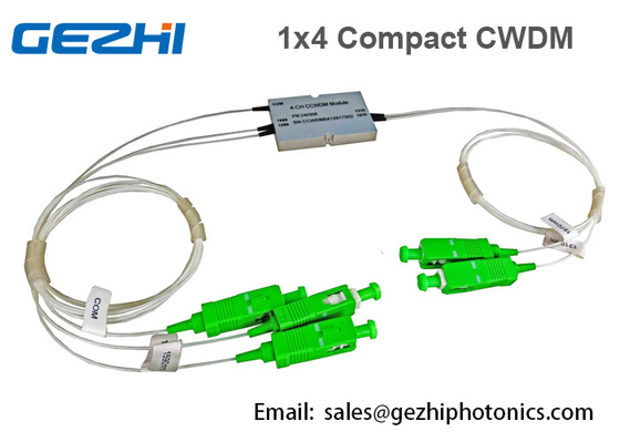 Buy 1x4 CH Optical Compact CWDM Mux Demux Module For Passive Optical Network online manufacture