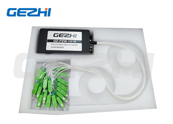 Buy Customizable Wavelength Fiber Optical Switches 1x16 Multi Channel Single Mode Multimode online manufacture