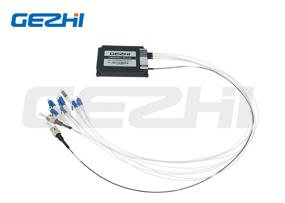 Buy 1*8 CWDM Single core fiber 1470~1610nm Passive Multiplexer Splitter WDM CWDM Mux Demux Module LC/UPC ST/UPC with Express online manufacture