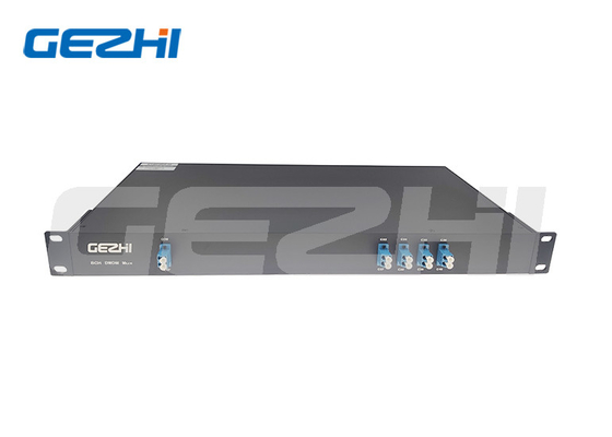 Buy Low insertion loss 8 Channel 100Ghz DWDM mux equipment 1U patchpanle Rackmount type Filters Multiplexer online manufacture