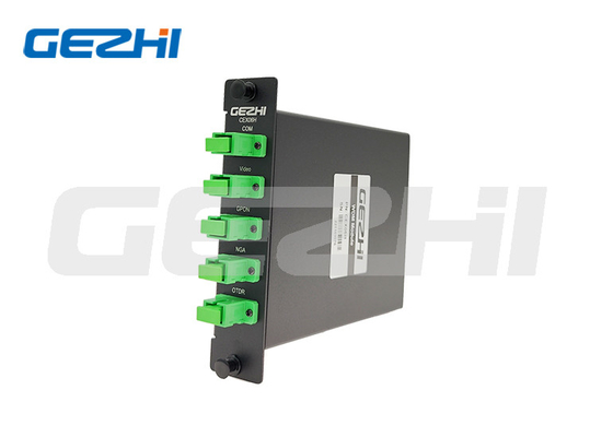 Buy Low insertion loss Filter WDM GPON 1310/1490 XGS-PON 1270/1577 Video 1550 OTDR 1625nm WDM filtro wdm1r Module online manufacture
