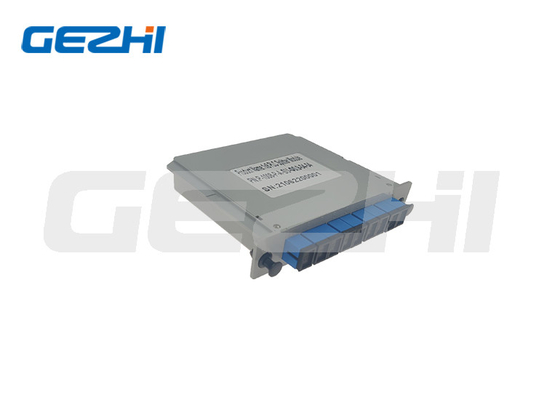 Buy G657A Fiber Optic PLC Splitter 1x8 Cassette Card Inserting Module online manufacture