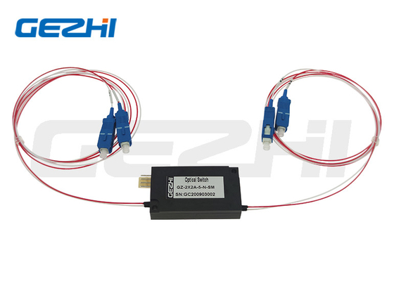 Buy wholesale 2x2B Bypass mechanical Fiber Optical Switch online manufacture