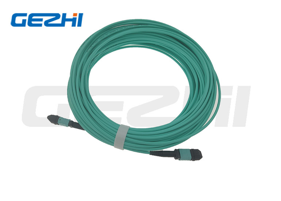 Buy LC MPO OM3 Fiber Optic Patch Cord Customized Lengths For FTTH online manufacture