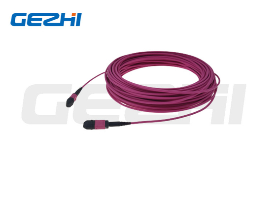 Buy 12 / 24 Cores Patch Cable Series MTP MPO Cable OM3 OM4 OM5 3.0mm online manufacture