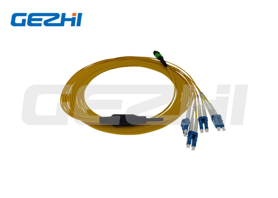 Buy Best Price MPO Female to LC UPC Duplex OS2 Single Mode Breakout Cable online manufacture