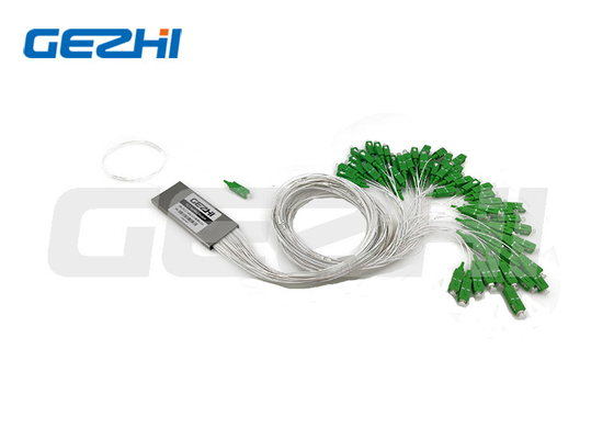 Buy FC/APC 1x16 Fiber Optic PLC Splitter Stainless Steel Tube Type online manufacture