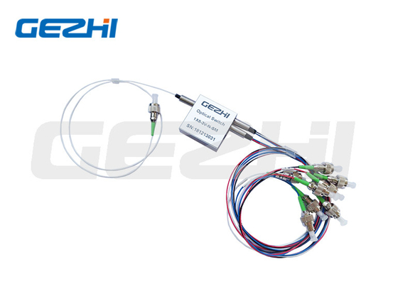 Buy Singlemode 1xx8t Mechanical Optical Switch LC/UPC connector optical switch online manufacture
