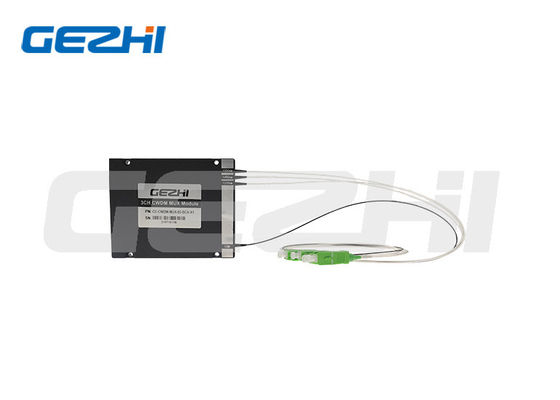 Buy 3CH CWDM Mux Module  ABS Box with customized wavelength and connector online manufacture