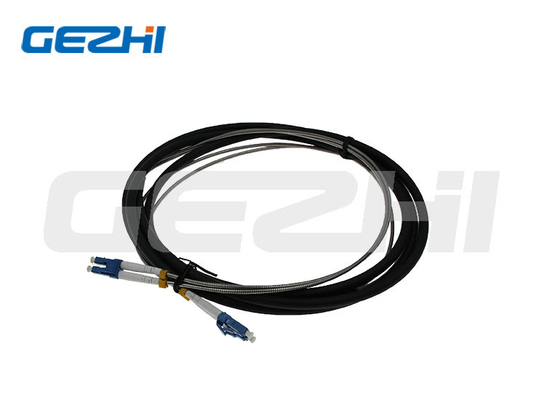 Buy 2 Core Patch Cable Series Outdoor Indoor LC SM Fiber Optic Jumper Armored Leather Wire online manufacture