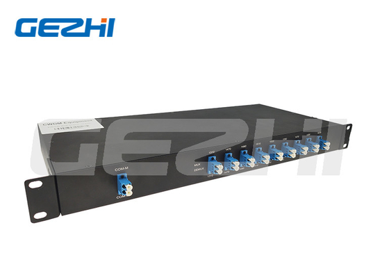 Buy 1U Chassis Rackmount 1470-1610nm Fiber Multiplexer 8ch CWDM Mux/Demux LC/UPC SMF-28e Or Customized for PON CATV Systems online manufacture