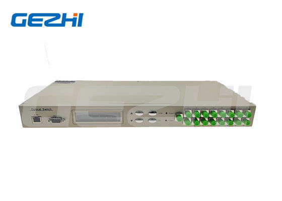 Buy 1x16 Rackmount Optical Switch with RS232 and Ethernet Interface for 850~1650nm Wavelength Secure Communications online manufacture