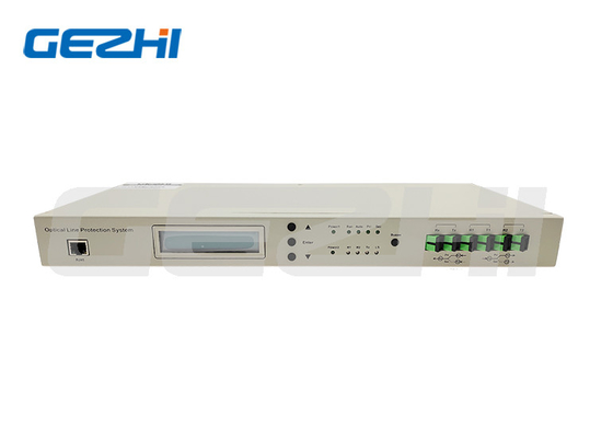 Buy 1U 1+1 OLP Optical Line Protection System High Switch Speed SC APC online manufacture