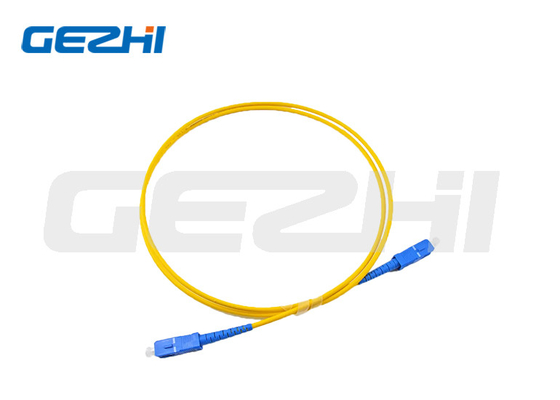 Buy Customized Length Optical Fiber Patch Cord PVC/OFNR/LSZH UPC/APC online manufacture