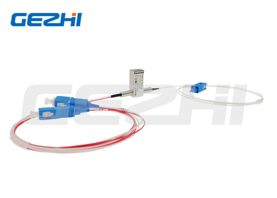 Buy 1x2 Mechanical Fiber Optical Switch with 850nm 1310nm 1550nm Test Wavelength Low Insertion Loss and High Stability online manufacture