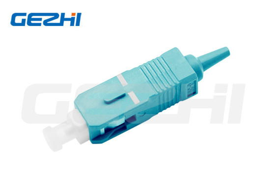 Buy Multimedia Single Mode 0.9mm Fiber Optic Connector SC UPC APC OM3 2.0 3.0 Blue Green online manufacture