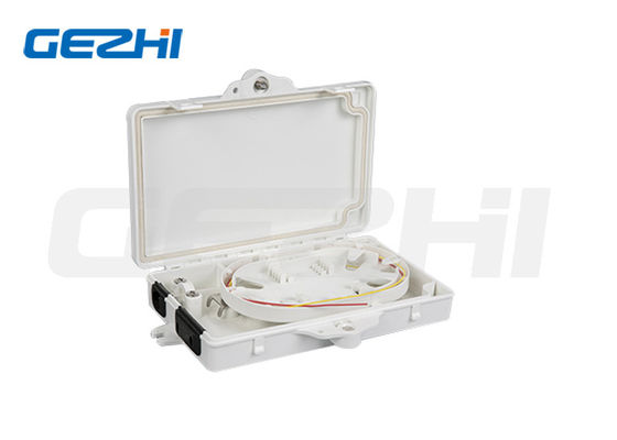 Buy 4 Fiber Splicing Flame Retardant Fiber Optic Termination Box with 2 Core ABS PC Plastic for FTTX Applications online manufacture