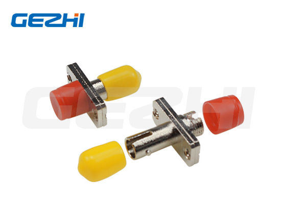 Buy FC to ST Metal Singlemode SM Fiber Optic Adapter with Low Insertion Loss ≤0.2dB and Zinc Alloy Construction online manufacture