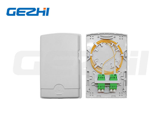 Buy Wall Mount 2 Core Fiber Optic Termination Box with ABS Material for FTTX Access and Tele-communications Network online manufacture