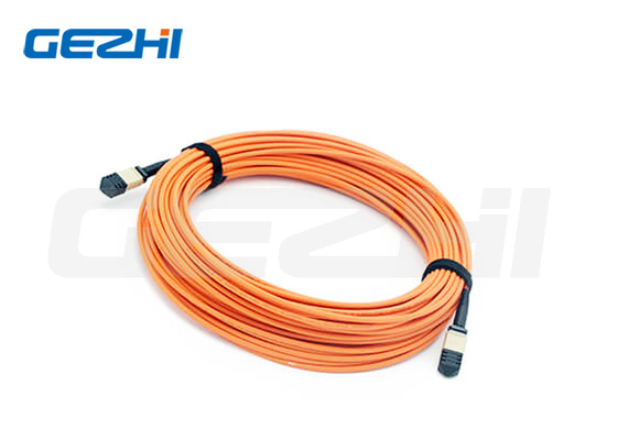 Buy 24F MPO(Female) - MPO(Female) 3.0mm LSZH Fiber Optic Patch Cord / Trunk Cable online manufacture
