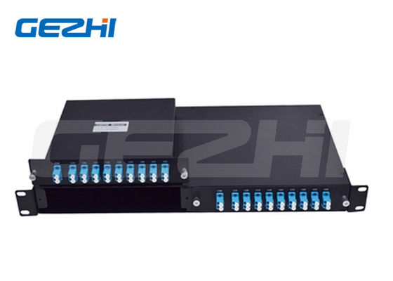 Buy 18CH CWDM Mux Demux Module with 1270-1610nm Wavelength and 1U LGX Cassette Design online manufacture