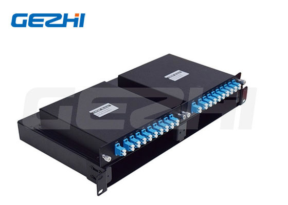 Buy 18 Channels CWDM Mux Demux Module with 1U Rack Mount and Low Insertion Loss for WDM Networks online manufacture