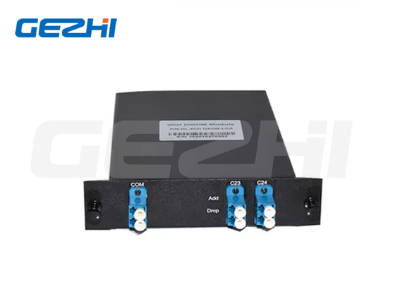 Buy 100GHz FTTX 1310nm 2CH Optical Mux Demux OADM DWDM Add Drop Module online manufacture