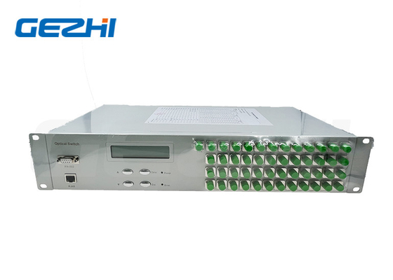 Buy FSW 1x48 Fiber Optical Switch 19inch 2U Rackmount 1260~1650nm Single Mode online manufacture