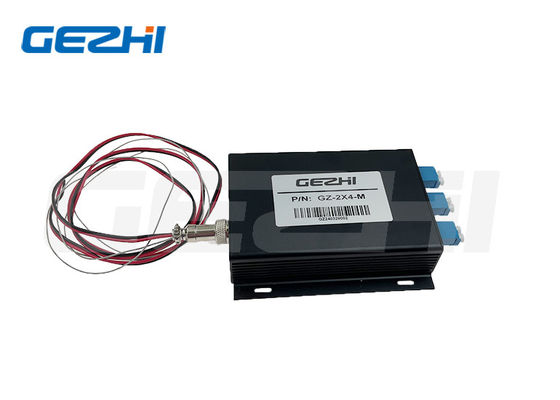 Buy GZ-FSW-2x4 Fiber Optical Switch with 1260~1650nm Wavelength Range and TTL Control for Low Insertion Loss online manufacture