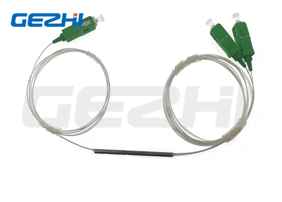 Buy 1x2 Fused Biconical Taper Optical Fiber Splitter FBT Splitter 1x2 FBT Fiber Optic Coupler Splitter SC / APC online manufacture