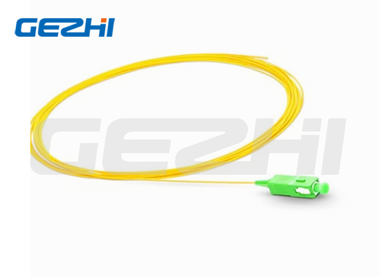 Buy ST Connector Type Simplex Optic Cable Pigtail with Refer to Chromatogram Jacket Color online manufacture