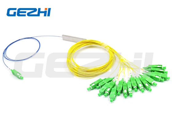 Buy 60x12x4mm PLC Fiber Optic Splitter G657A2 1x16 Optical Fiber Splitter online manufacture