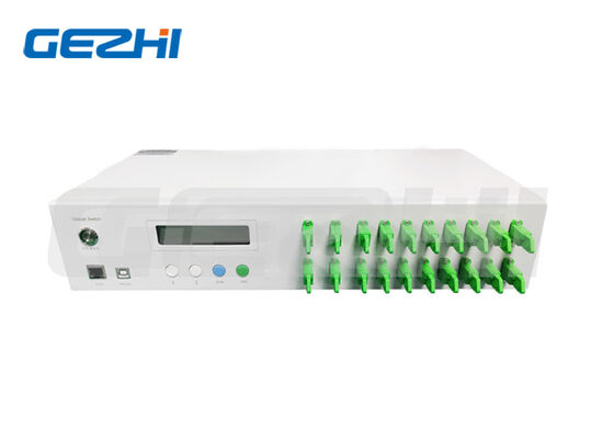 Buy Rackmount MEMS Optical Switch Matrix with 256×256 Matrix Bidirectional Transmission and RS232 + Ethernet Control online manufacture